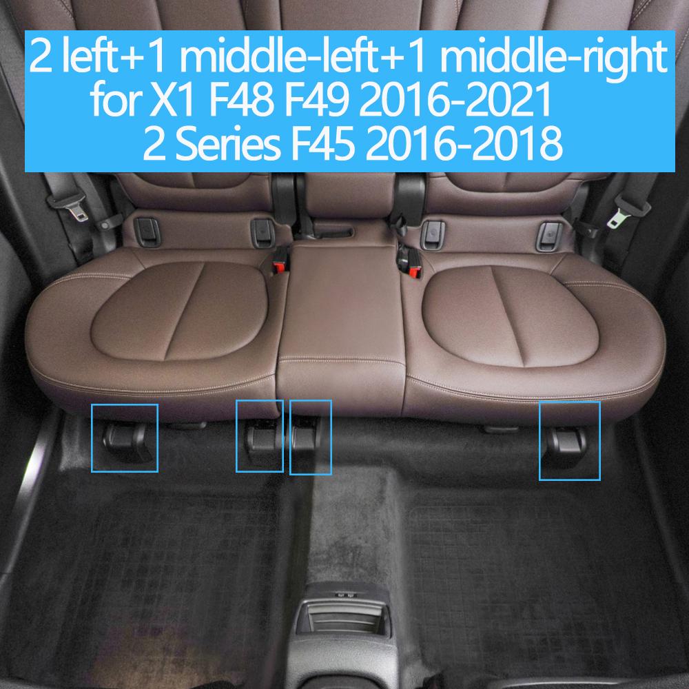 LHD RHD Car Rear Seat Rail Sliding Track Bonnet Trim Cover For For BMW X1 X2 2 Series F48 F49 F39 F45 2016-2021