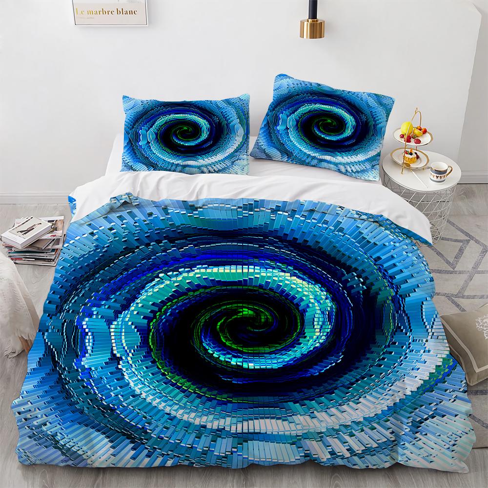 Psychedelic Digital Printing Bedding Set 3D Duvet Cover Set Microfiber Adults Women Single Queen King Twin Full Size Bed Linen