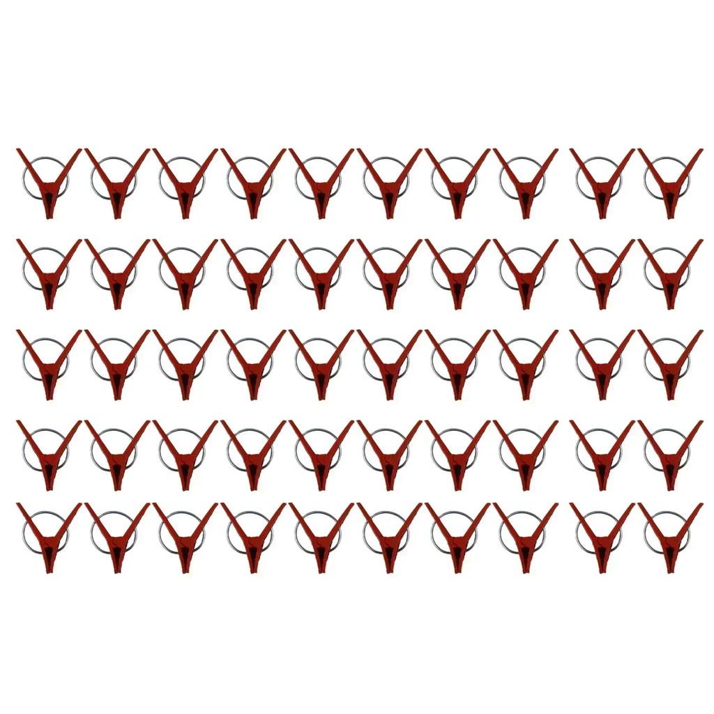 Garden Tool Graft Clip Graft Clamp For Watermelon For Eggplant For Novice Enthusiast 50Pcs Ample Quantity Plastic