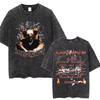 Washed Vintage Rapper Ken Carson A Great Chaos Album Tshirt Men Women Fashion Hip Hop Tshirts Male Casual Oversized T Shirts