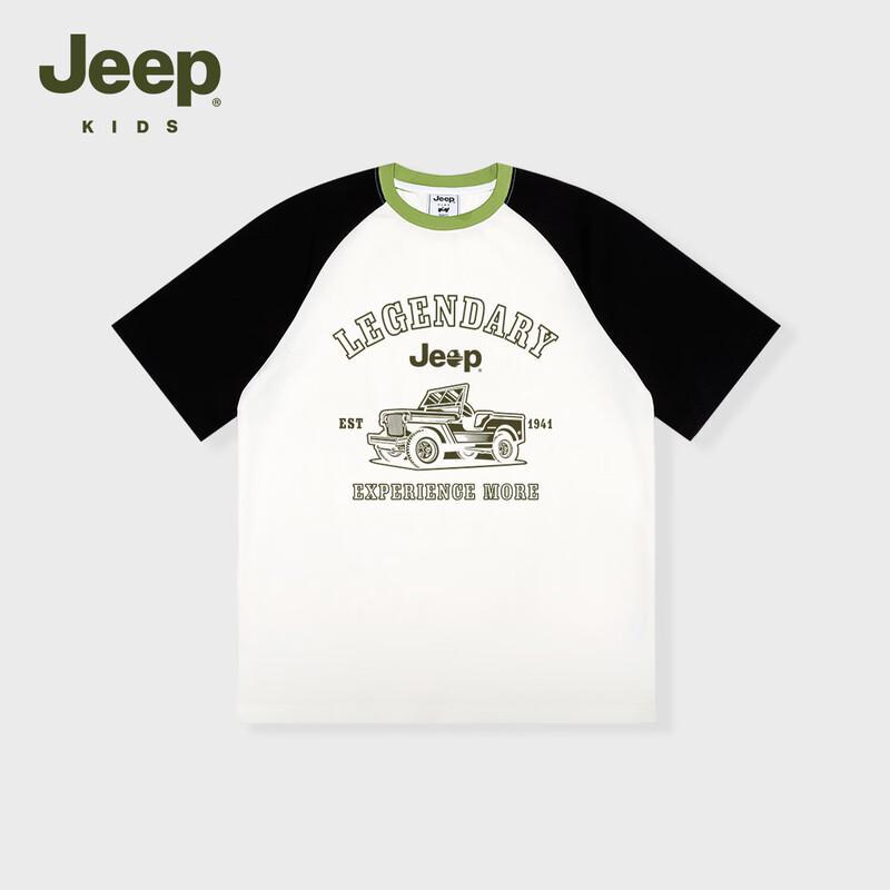 JEEP Kids  2026 Summer Cotton Short Sleeve T-Shirt 140cm