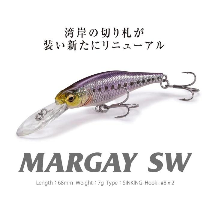 Megabass Margay SW GG Black Rainbow 68mm