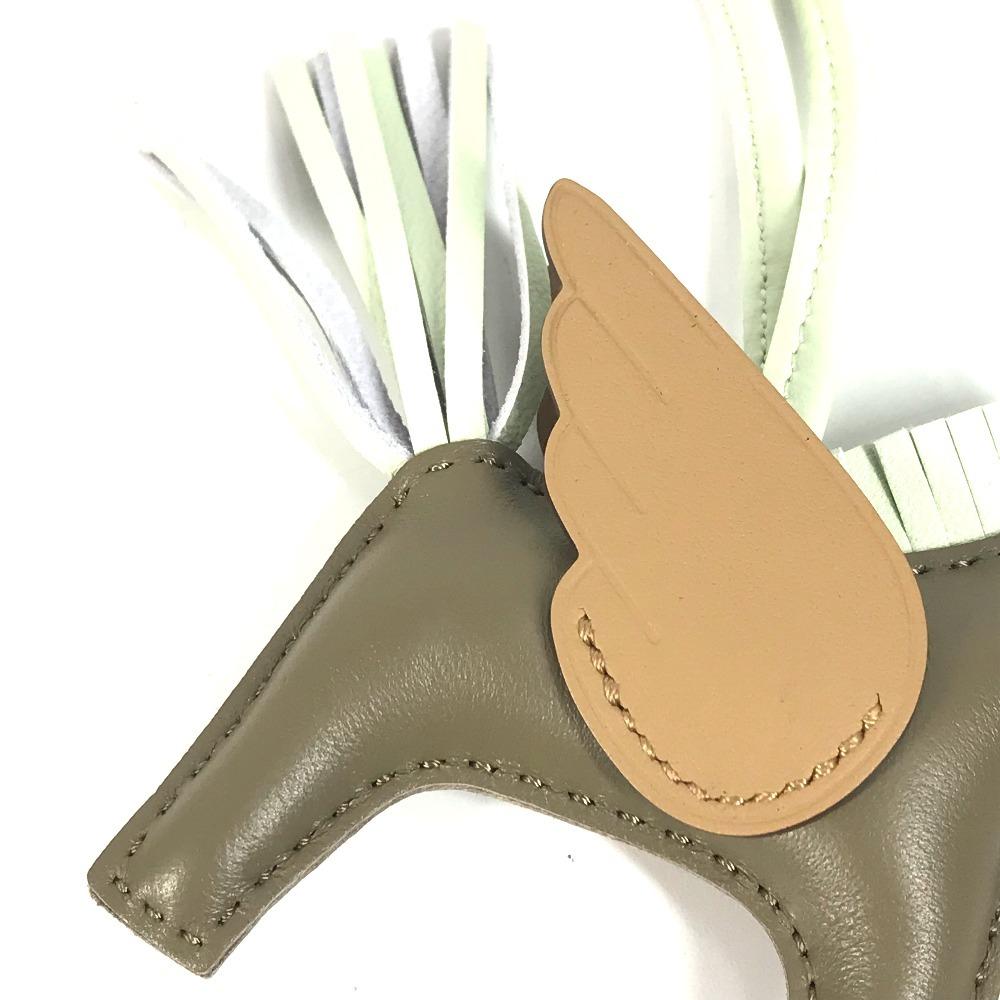 Hermes Pegasus PM Bag Charm Anyo Miro Bizcui/Etoupe BrownBased/Green Unused