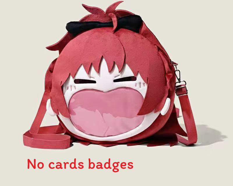 Itabag Hatsune Miku Soft Plush Girl Backpack With Cartoon Art Adjustable Bag