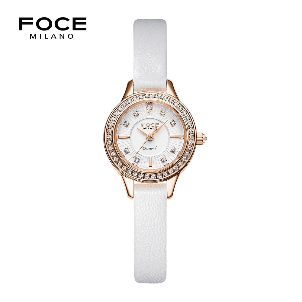 Pocheleidi 23Mm Women'S Diamond Leather Watch Fm1928L-Rg