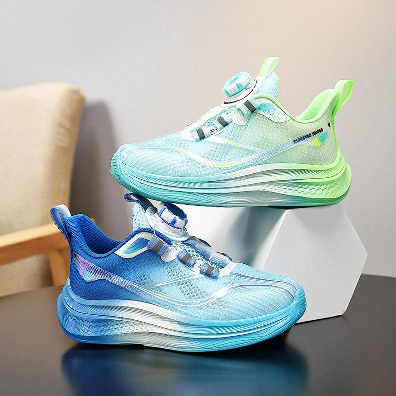 Boys' shoes spring and summer new children's sports shoes medium and older children's single mesh breathable mesh cloth training shoes running trend