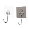 Storage Hook Hanger Self Adhesive Hook Adjustable Wall Rack Kitchen Bathroom