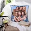 Katseye Kpop Style Square Pillow Cases Cushion Cover Vintage Zippered Decorative Throw Pillow Case Cover For Home 45X45Cm