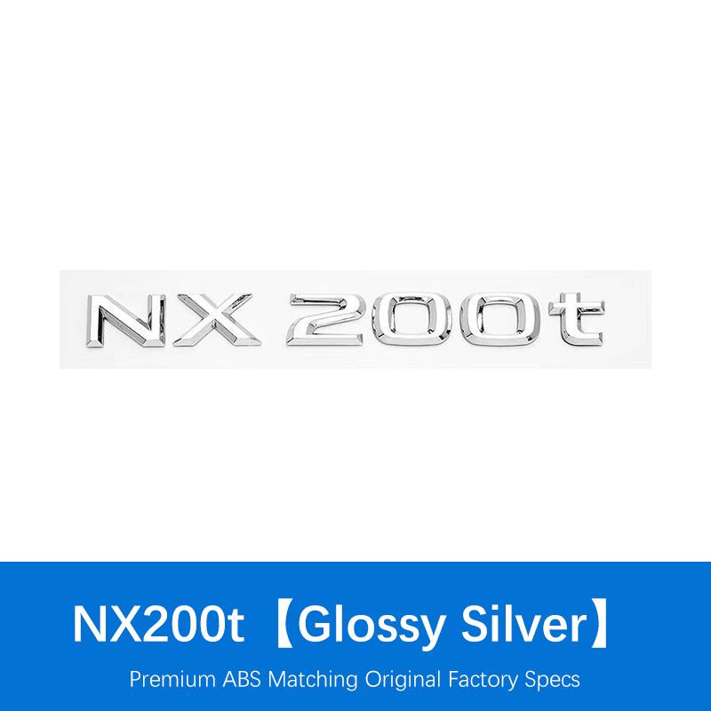 WQB1 Car trunk letter sticker Accessory For Lexus IS250 ES200 ES240 ES250 ES300 ES350 IS200 IS300 NX200t NX300 RX270 RX300 RX350