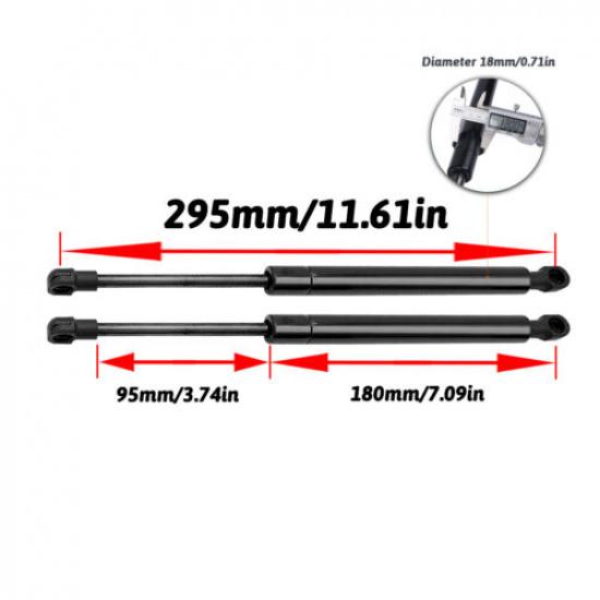 4Pcs Front Hood+Rear Window Glass Lift Support Gas Shock Struts For BMW X5 E53