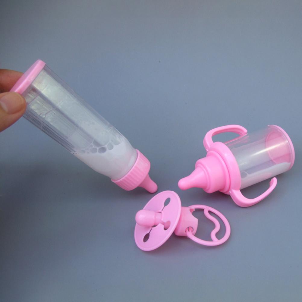 2PCS Magical Bottles Simulation Bottle Toy Plastic Doll Bottles for Children