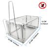PIXESTT Humane Mouse Ideal for Catching Mice and Hamsters Friendly Small Humane Live Cages for Rats X X 1 Piece Trap, Alive, Animals, - 11.2" 5.5" 5"