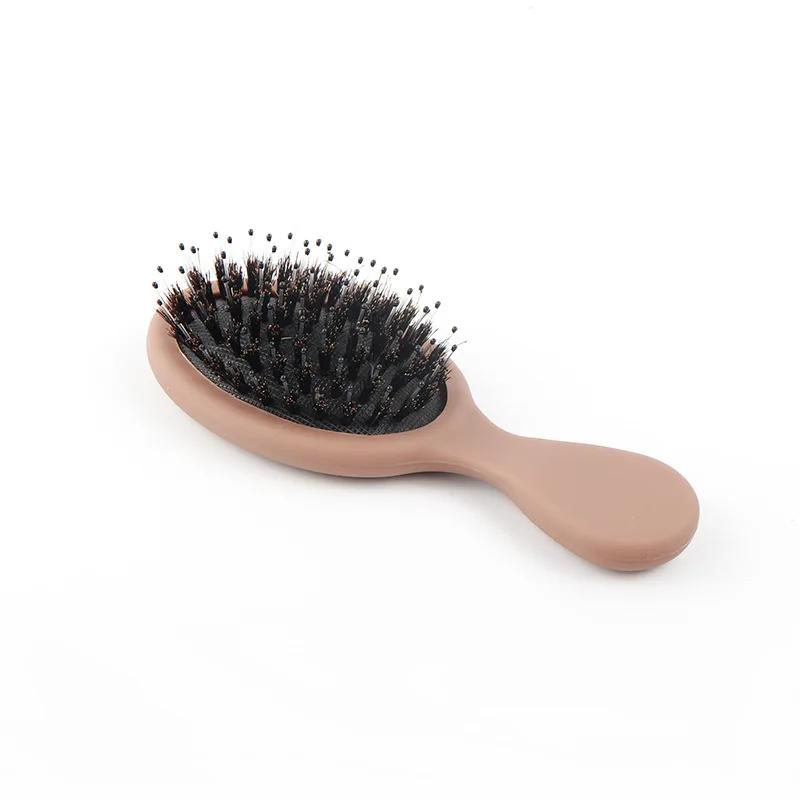 Miniature Air Cushion Swine Bristle Hair Comb Home Portable Pocket Comb Design Small Scalp Massage Oval Air Bag Comb Hair Combs