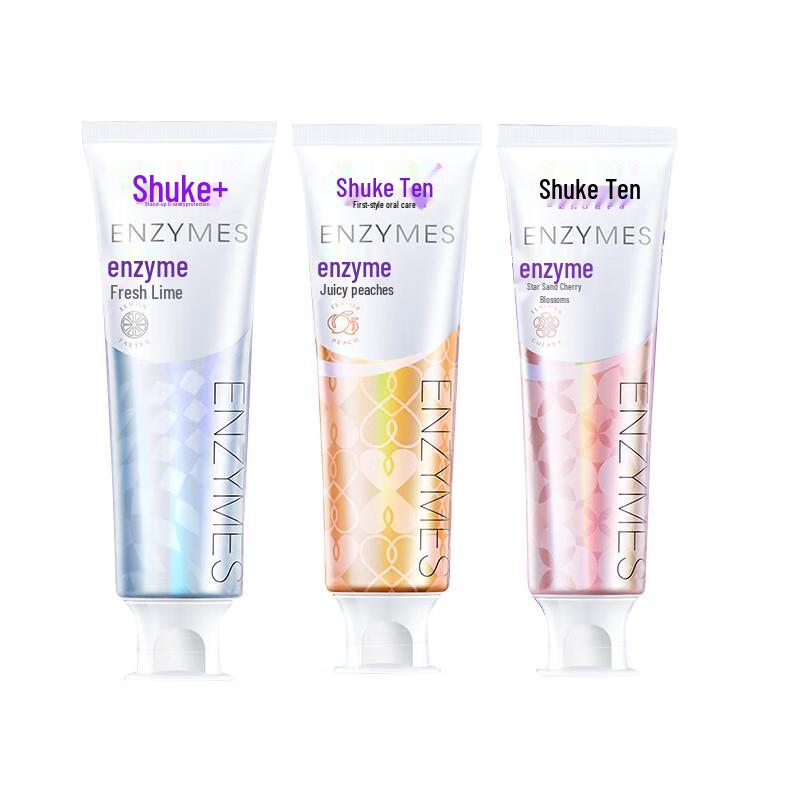 

Shuke Whitening Enzyme Toothpaste Multi-Flavor 3-Pack
