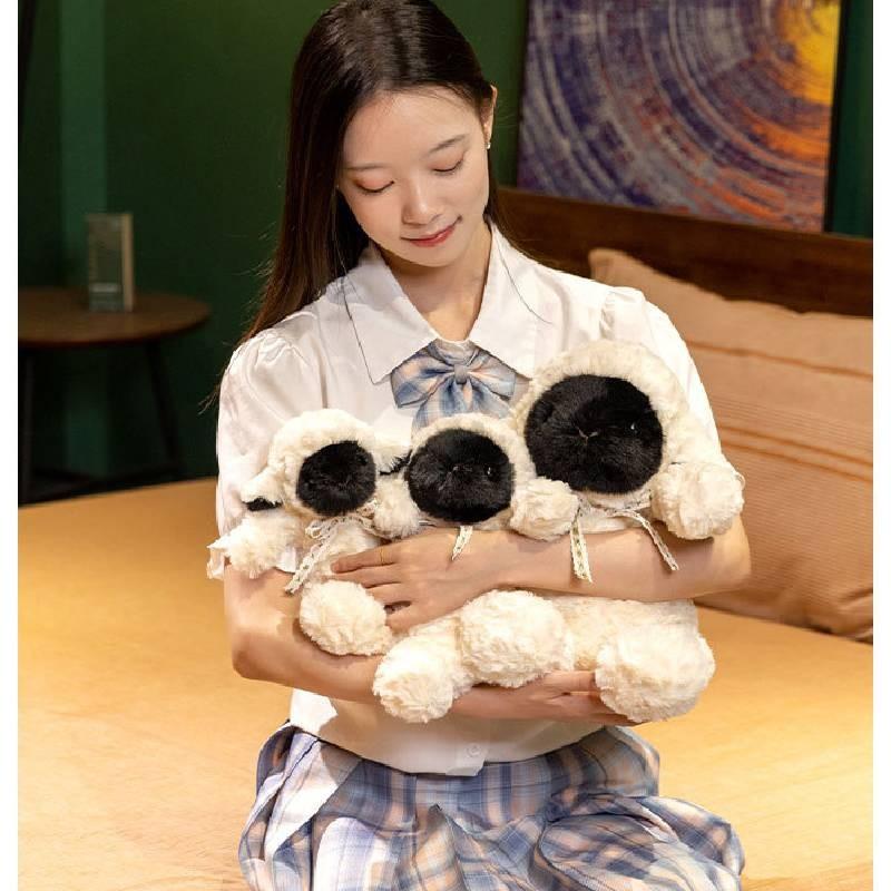 Toy Kids Plush Sheep Doll Soft Animal Toy Bedtime Comforter Gift Girls Children
