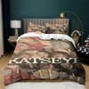 3-Pcs Katseye All-Season Bedding Set Soft Breathable Duvet Cover Set Lightweight 3D Graphic K-Pop Quilt Cover for Girls