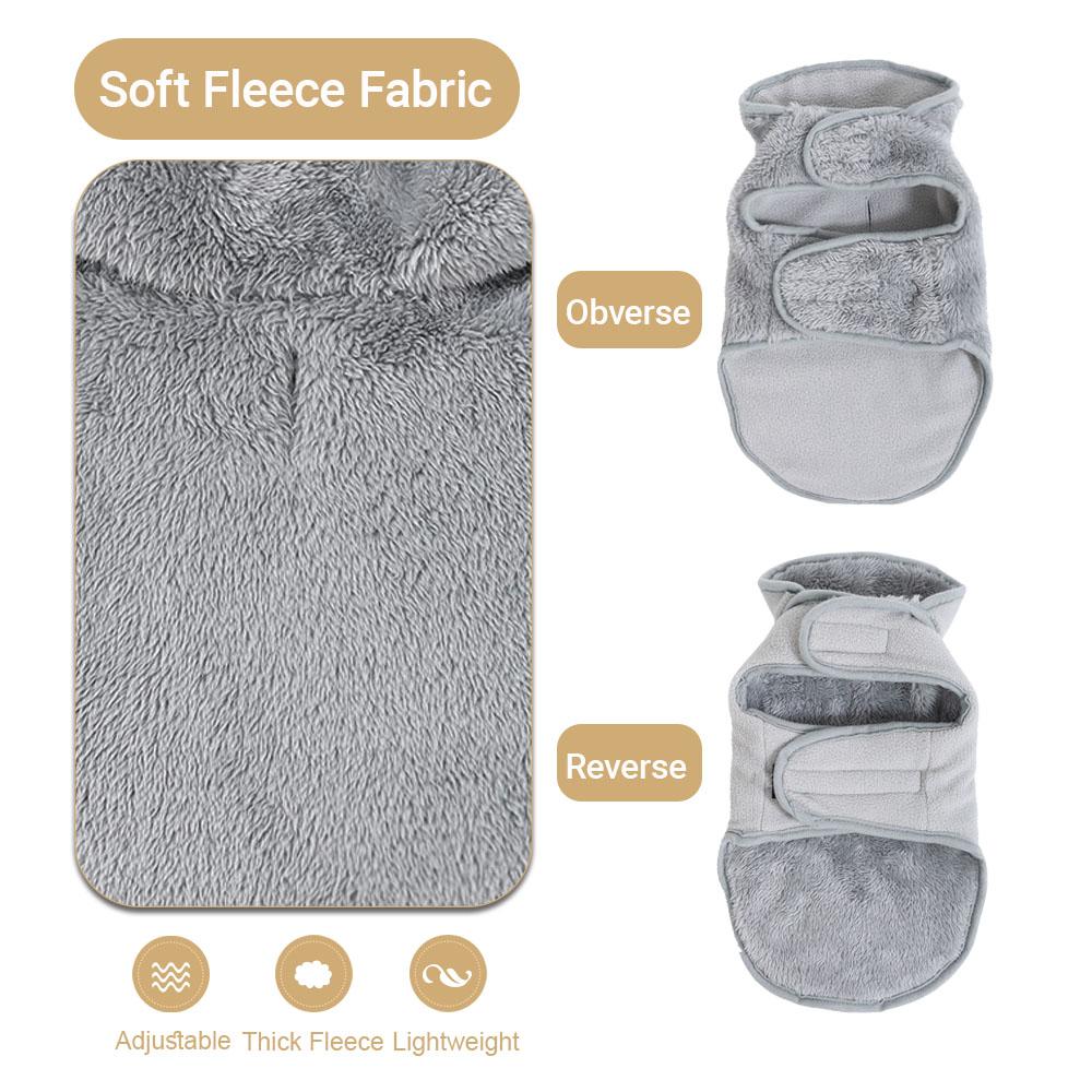Reversible Pet Coat Winter Warm Big Dog Clothes For Small Medium Dogs Cats Soft Fleece Puppy Sweater Jacket Yorkie Pug Costume