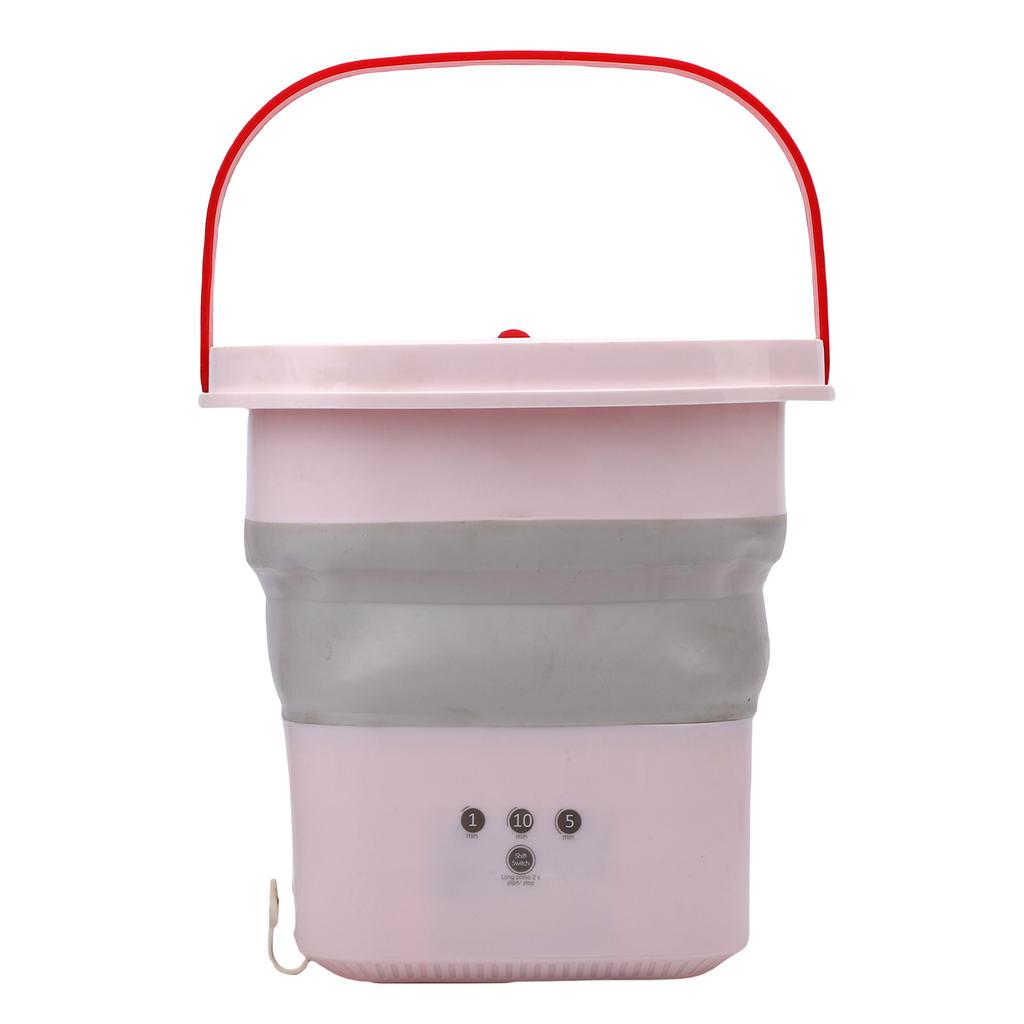 Single Person Portable Washing Machine Roseate 4.5L Small Foldable Washer with 1min 5min 10min Timer for Business Trip Travel