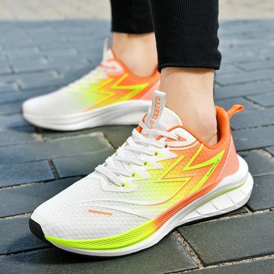 Men's Running Shoes Full Palm Carbon Plate Sports Shoes Marathon Racing Shock-absorbing Athletics Sneakers Couple Sneakers 36-44