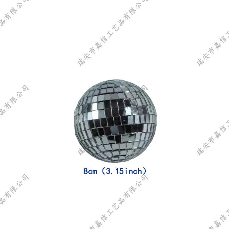 

Hot Sale Multi-Color Foam Glass Mirror Christmas Hatless Ball Cake Decoration Ornament Bar Wedding Decoration 2.3cm bare ball серебряный