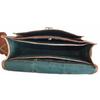 Laptop Briefcase Goat Tan Leather Vintage Brown Messenger Shoulder Bag for Men