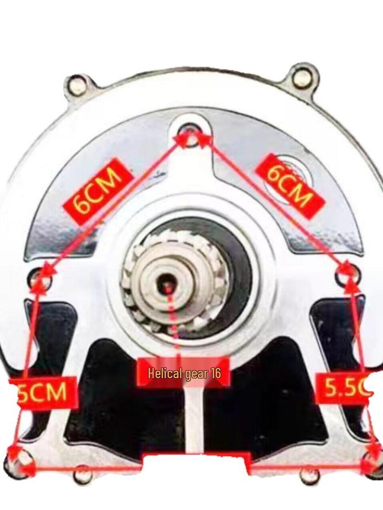 Honglida 60V Bürstenloser Elektrischer Dreiradmotor mit Vierrad-Differential