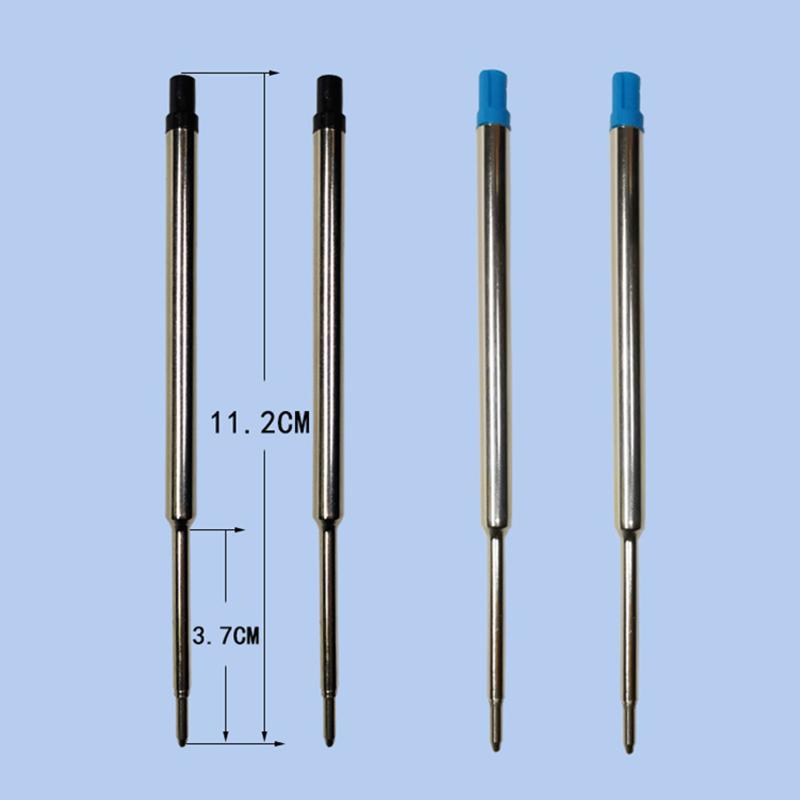 Ballpoint Pen Refills Compatible with Parker Pens Medium Point Blue Black Fade-Resistant Ink for Document Signature
