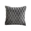 Velvet Three-Dimensional Turtle Back Pillowcase - Solid Color 