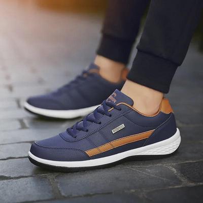 Trendy witte waterdichte leren casual sportschoenen voor heren (2024), maten 38-48