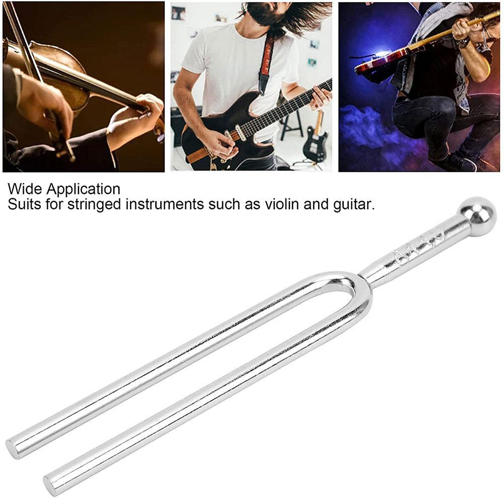 1pc Standard A 440 Hz Tuning Fork Violin Viola Cello A Tone Tuner Stainless Steel Musical Instrument Accessories Gift