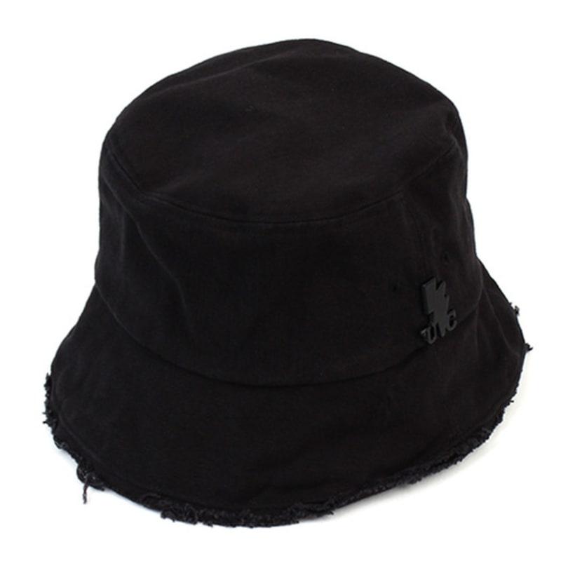 

Универсальная химия Винтажная черная проволочная шляпа-ведро FREE