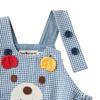 HOT Rompers for boys and baby navy blue x S [MIKIHOUSE BISCUITS] girls, clothes, white, (70-80cm) 70-1527-495