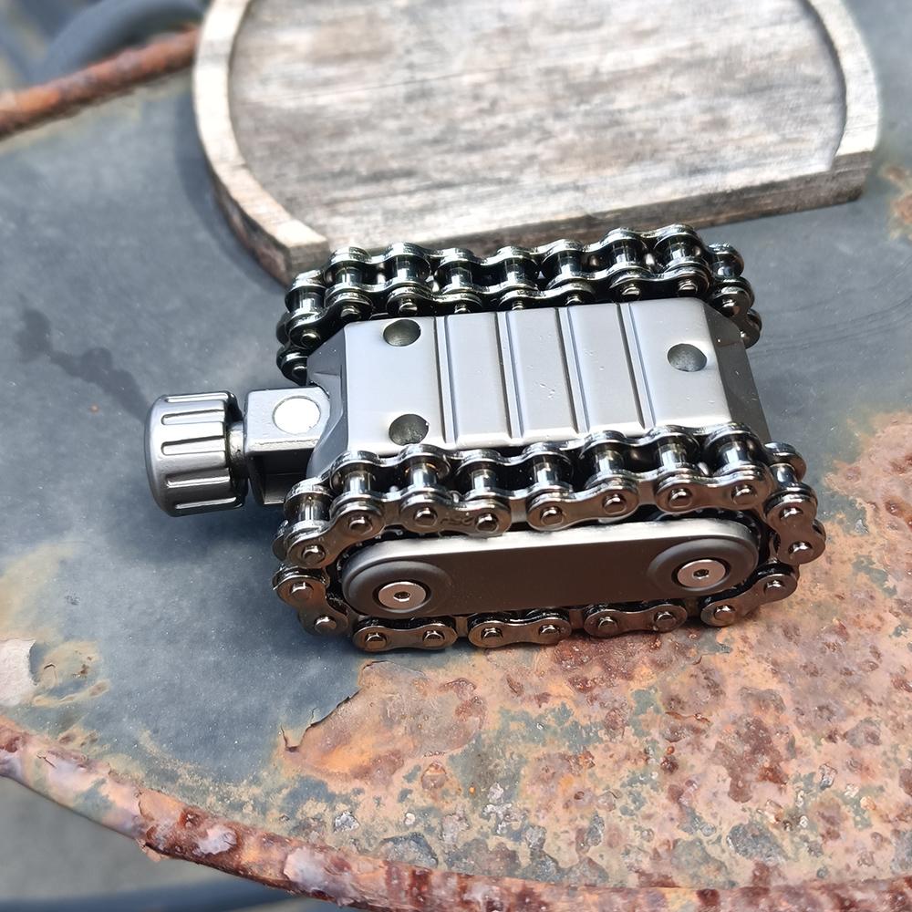 Metal Rotating Tank Fidget Toy - Tactical Magnetic EDC Stress Reliever & Spinner | Cool Military Gift for Kids Fidget Toy Edc
