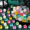 10/20/50pcs Luminous Mini Resin Ghost Figurines Home Fairy Garden Decor Micro Landscape Accessories Halloween Festival Supplies