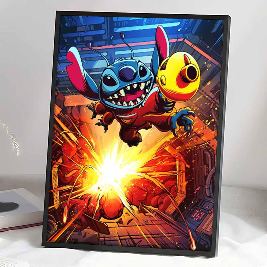 DIY Diamond Painting Brave Stitch Cross Stitch Kit Mosaic Art Diamond Painting Full Circle Diamond Home Decoration