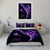Elegant Cat And Butterfly Art Exquisite Three-Piece Bedding Set Gift For Kids And Adults