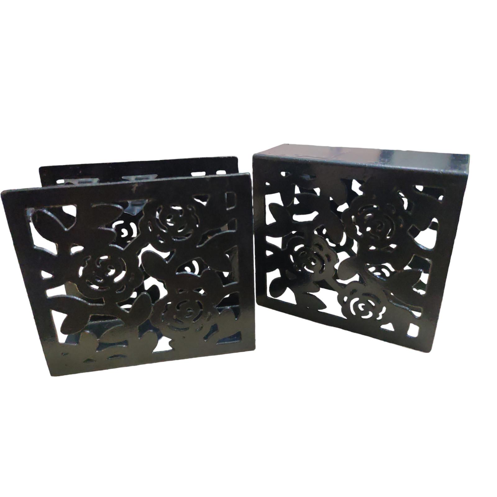

@ Metal Tissue Paper Tabletop For Dining Table & Restaurant Set Of 2 d656 Zr526-60%Off