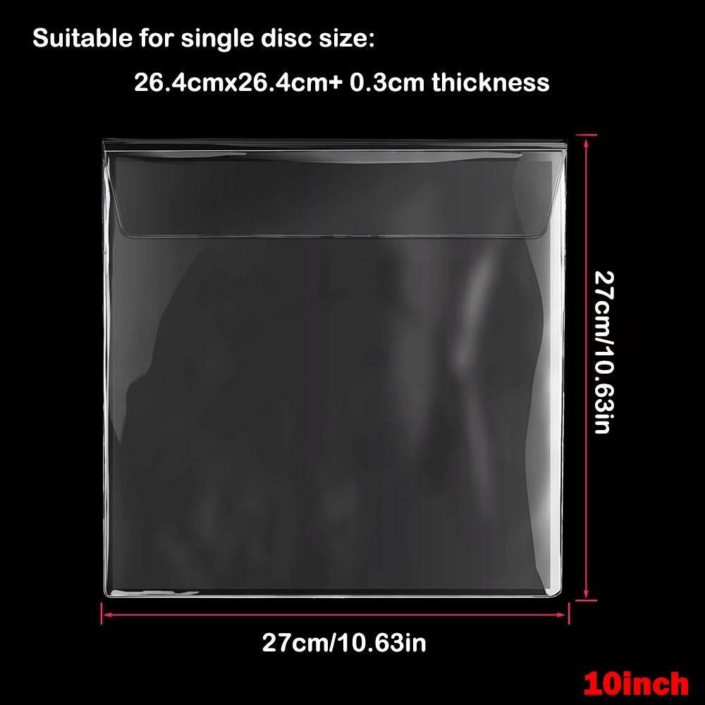 

Thickened Vinyl Records Sleeve 7/10/12 inch Vinyl Outer Sleeves New Record Storage Bags Record 27x27cm