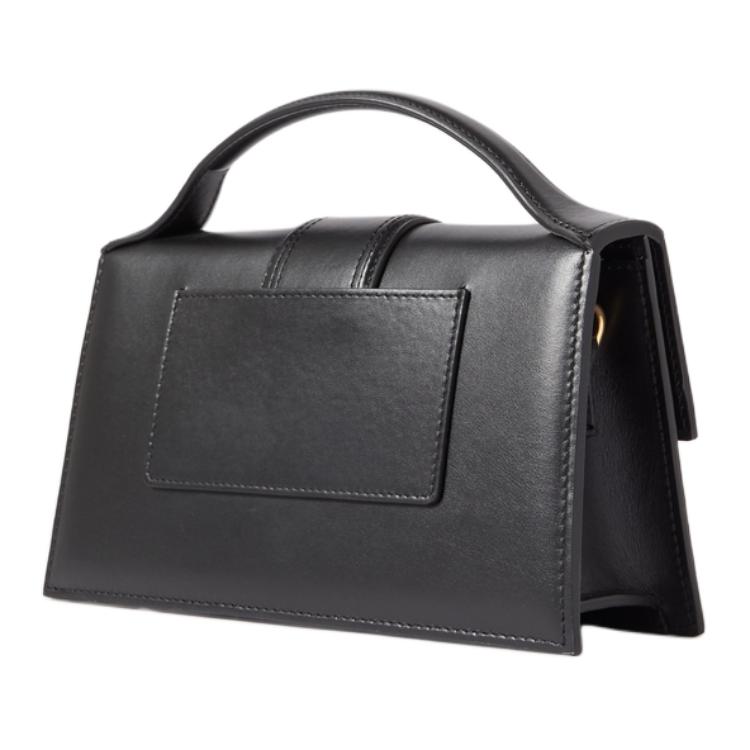 Jacquemus Logo Flap Crossbody Bag With Built-In Pocket Women Handbags White Black JVM1681958978719