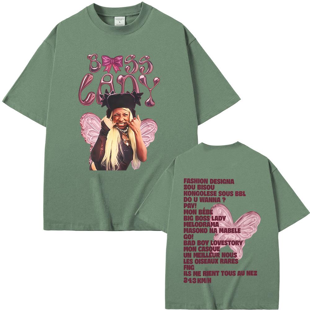 Rapper Theodora MEGA BBL Album Graphic Tshirt Men Women Hip Hop Fashion Pop Music T Shirt Unisex Casual Cotton Vintage Tshirts