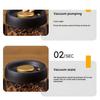 Vacuum Sealed Jar for Coffee Beans Airtight Food Storage Container Clear Glass Jars for Home Moisture-Proof Air Extraction Tank