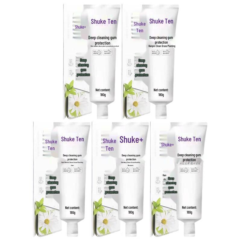 Shuke Deep Clean Gum Care Toothpaste 5-Pack