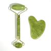 Jade Roller & Gua Sha Board Set - Xiu Jade Stone Facial Beauty Massager