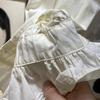 Kadın Gotik Lolita Gömlek Bahar Tasarım Gömlek Kadın Gevşek Ahşap Kulaklar Yaka Fırfırlı Kol Tatlı Bebek Gömlek