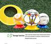 Sports Training Cones and Marker Discs for Football and Basketball with Large and Round Mouth Ball Holders