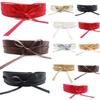 for Female Elegant Bow Belt Dress Belt Ladies  Girls Belt Wide Self Tie Wrap Around Waist Band