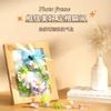 Creative Flower Insects Po Frame Building Blocks Toys New Year Decoration For Desktop Wall Magnetic Refrigerator Sticker