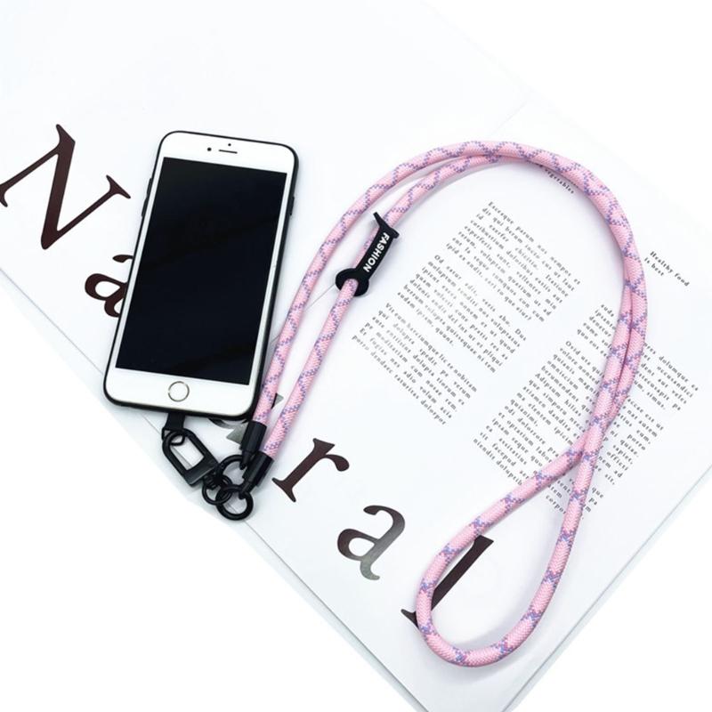 Phone Lanyard Phone Strap Convenient Adjustable Phone Rope Nylon Material Adjustable Phone Hanging Rope for Everyday Use