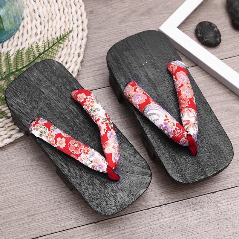 Mode Unisex Man Vrouw Paulownia Houten Japanse Traditionele Geta Klompen Man 2026 Ninja Cosplay Schoenen Slippers Buitensandalen 38-44