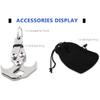 Grappling Gravity Hook Survival Carabiner Stainless Steel Multifunctional Rescue EDC Tool Tactical Emergency Key Chains for Outdoor Climbing